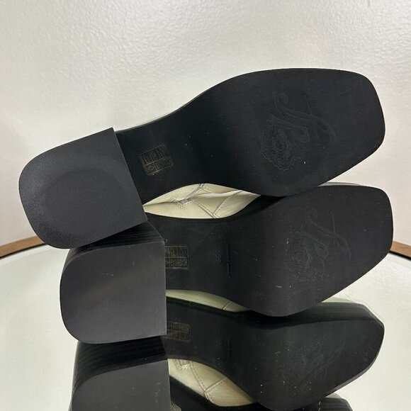 FREE PEOPLE Ruby Platform Bootie in White Size 9US / 39EU - Picture 6 of 8